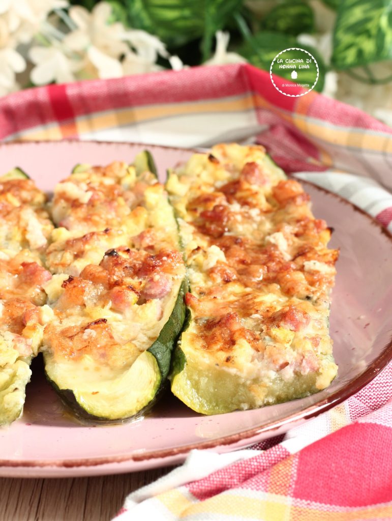 Courgettes met gorgonzola