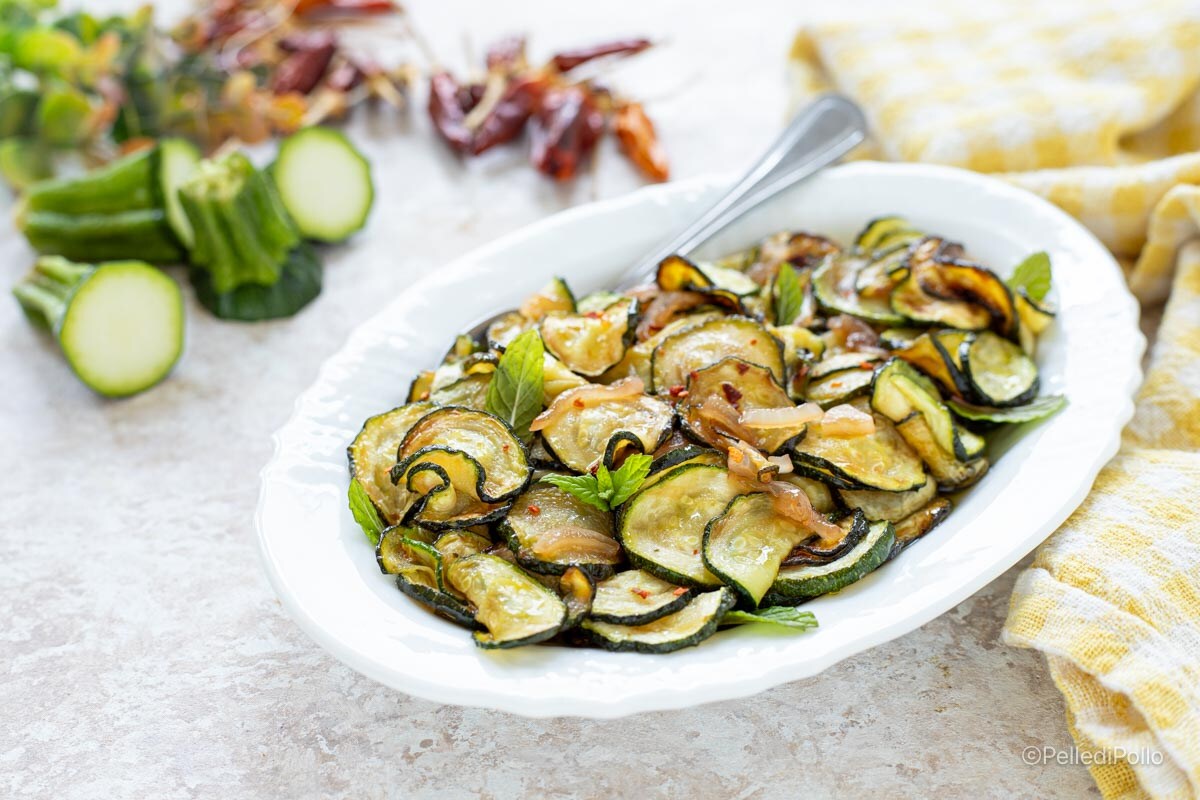 Courgettes in zoetzuur