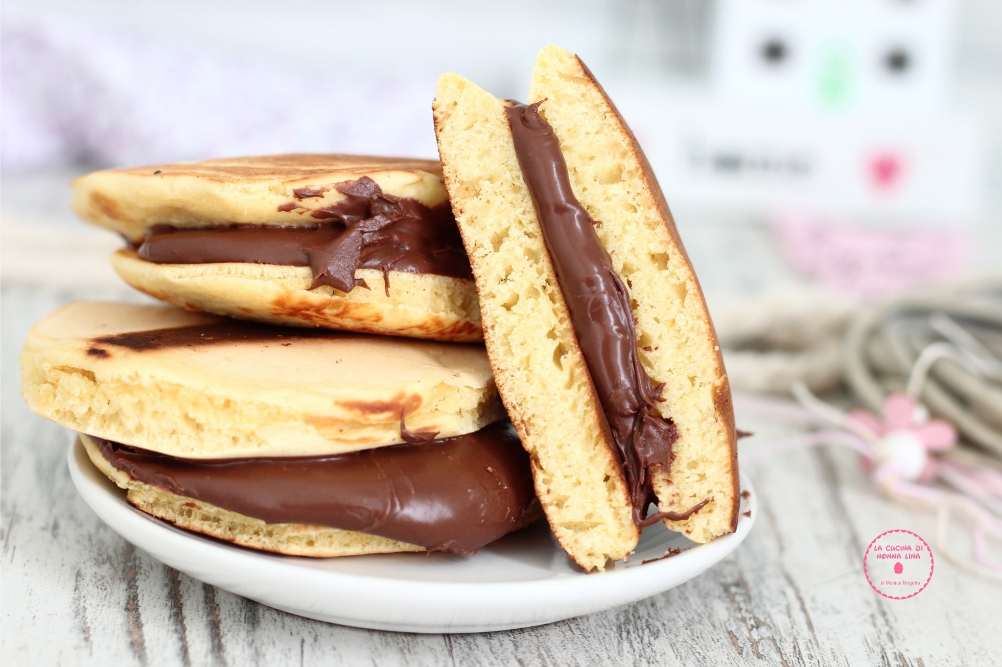Dorayaki met chocolade