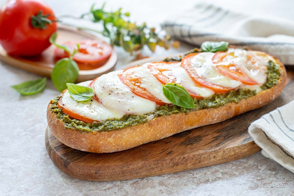 Driekleurige crostini