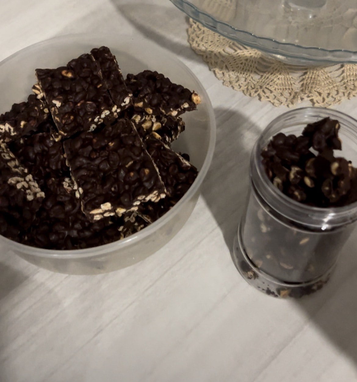 Chocolade- en graanrepen