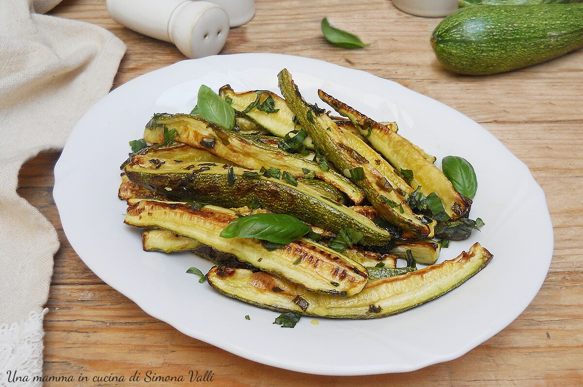 Geroosterde courgettes