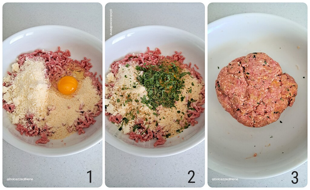 Paprika gevuld met vlees in luchtfriteuse of in oven