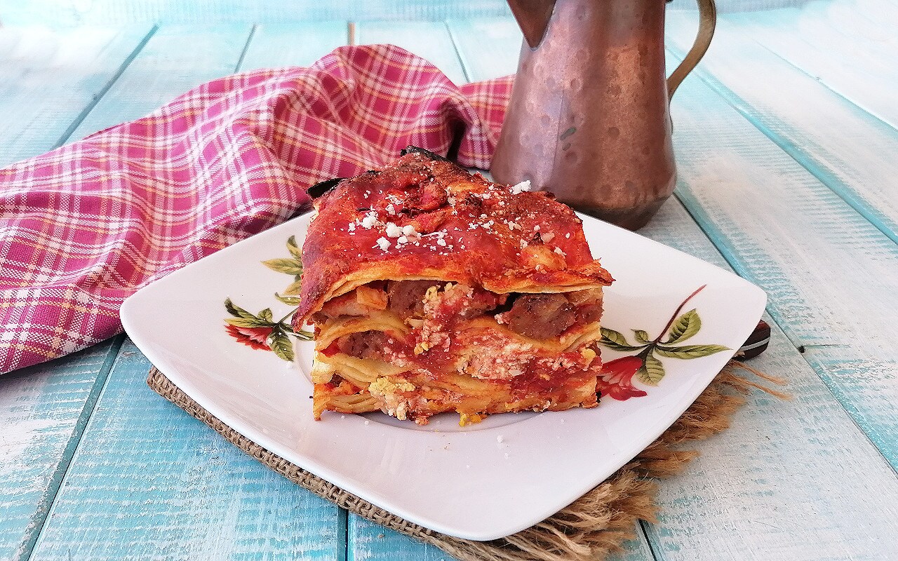 TRADITIONELE HUISELIJKE LASAGNE ZONDER BECHAMEL