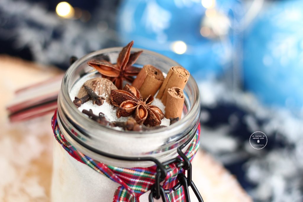 Mengsel voor glühwein in pot