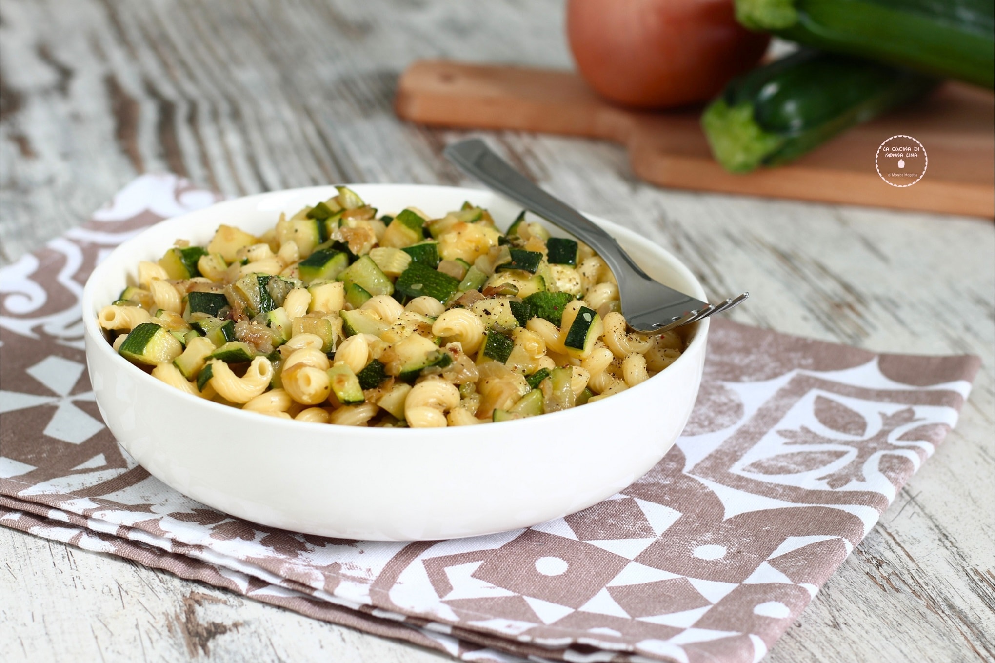 Makkelijke pasta met courgettes