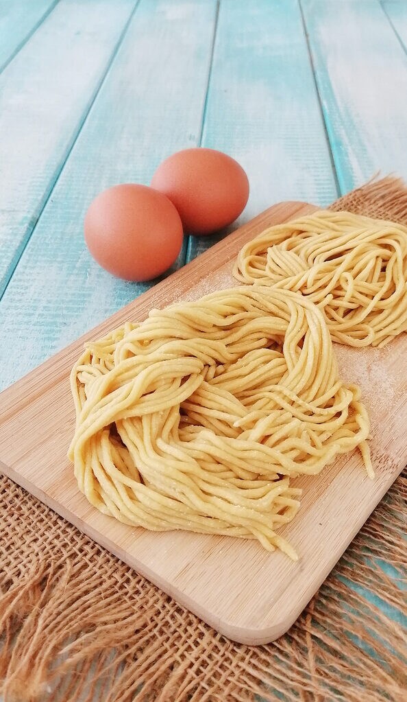 homemade tagliolini