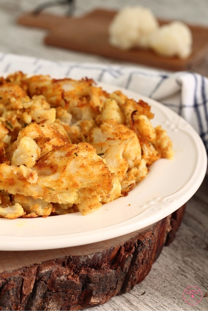 Witte broccoli met kruiden