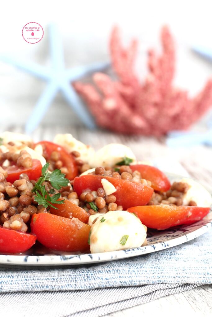 Zomerse linzensalade