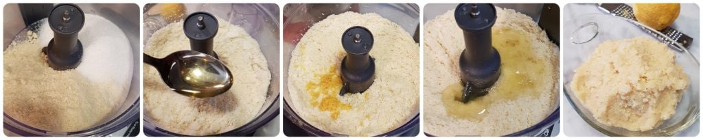 lamsvlees, worst en aardappelen in de pan