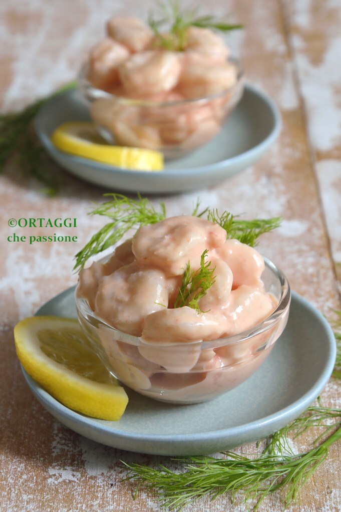 garnalencocktail met roze saus