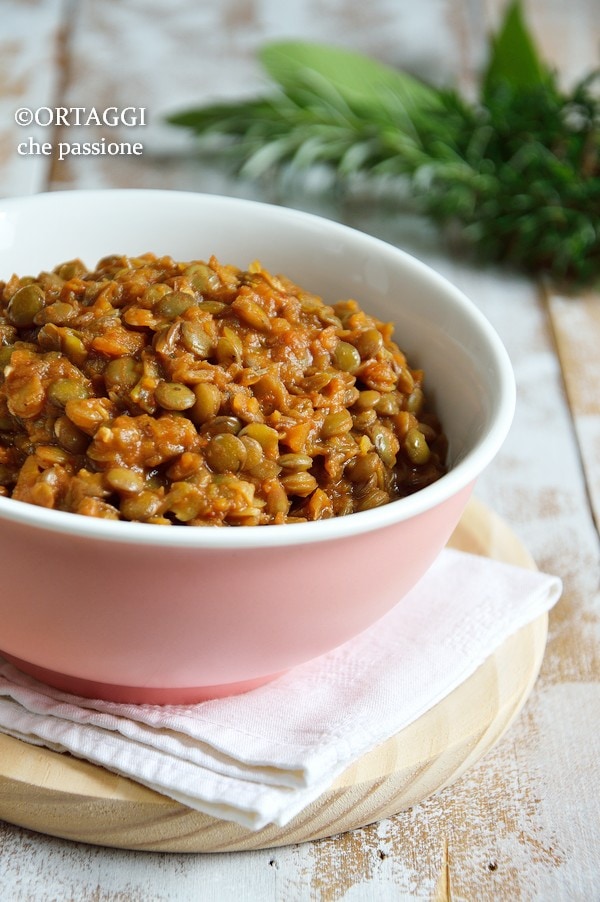 hoe linzen in stoofpot te koken - Sara Grissino