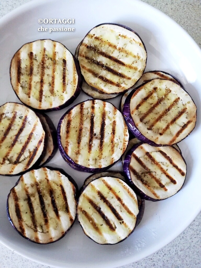 snelle gegrilde aubergines
