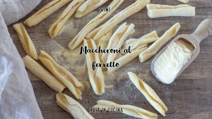 Maccheroni op een breinaald