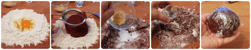 tweekleurige carnaval frappe