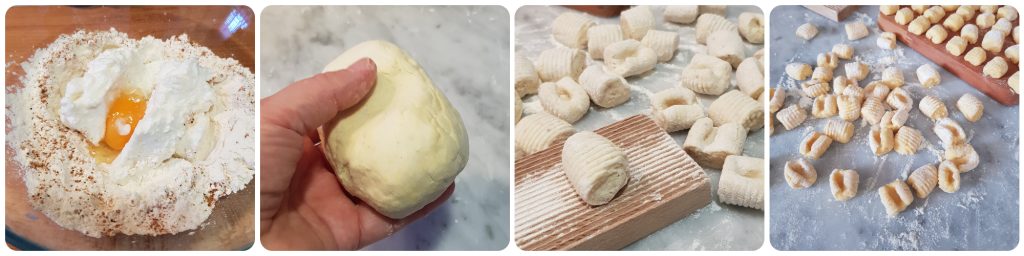 gnocchi met courgettes en krokante guanciale