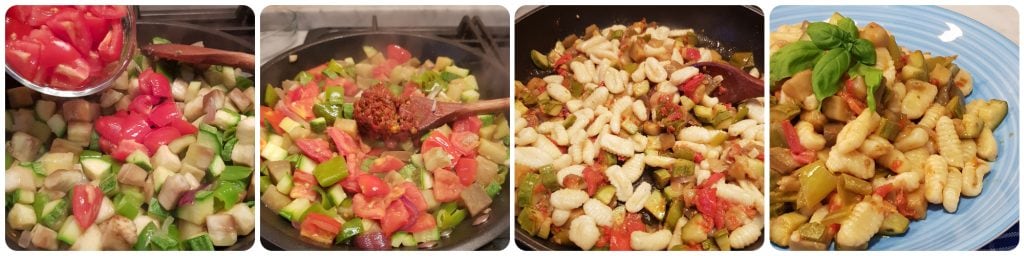 ricottagnocchi met groenten