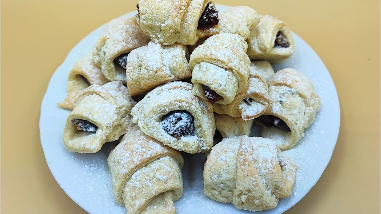 krokante croissantjes