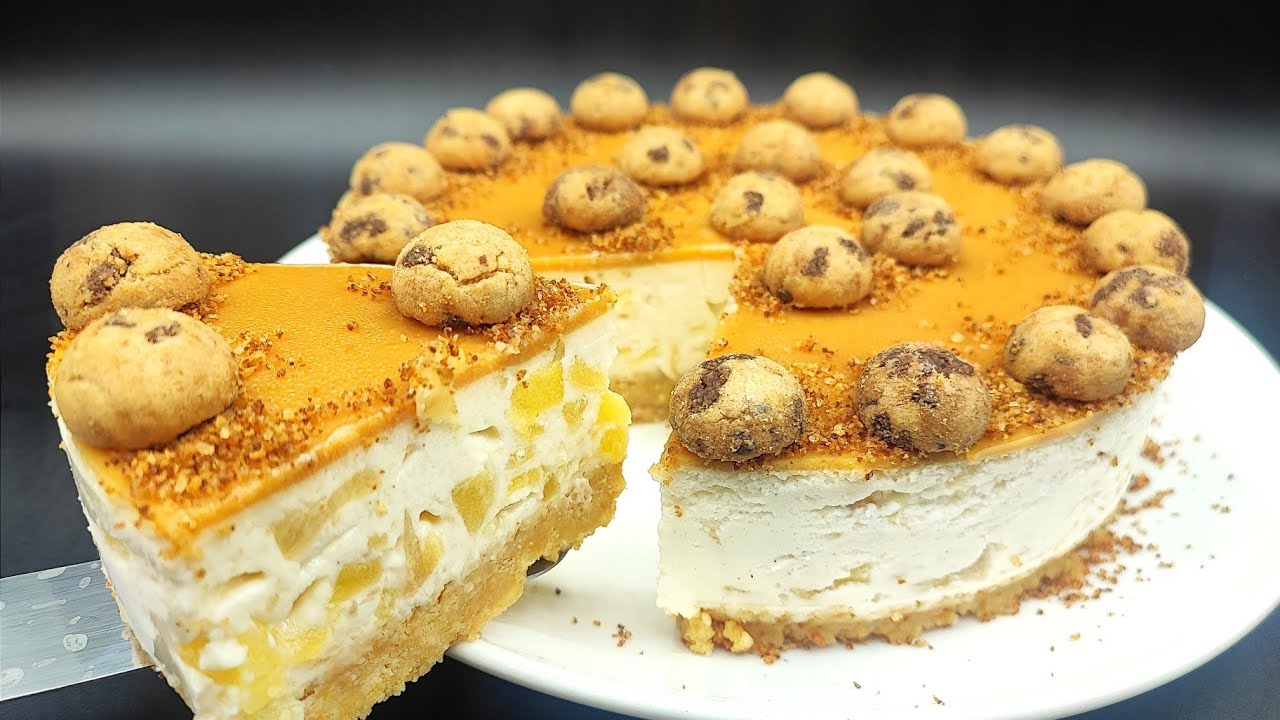 Cheesecake met appels en karamel