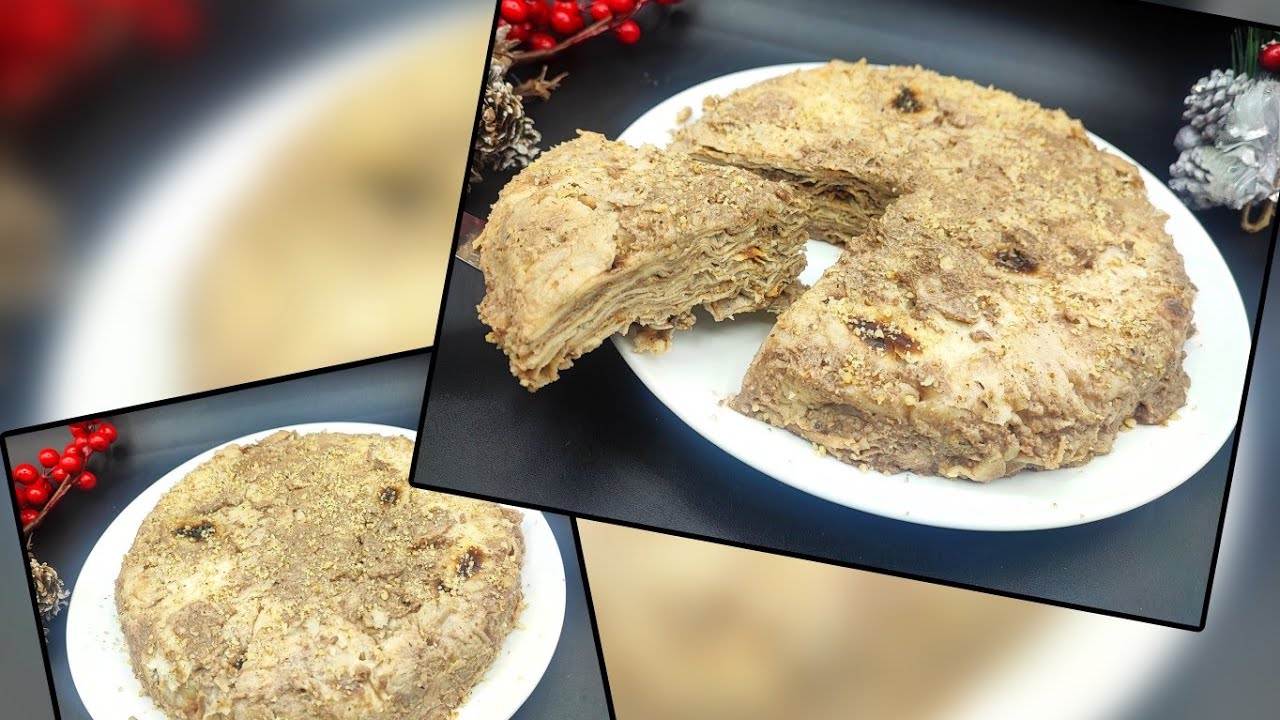 Dessert met halva en noten