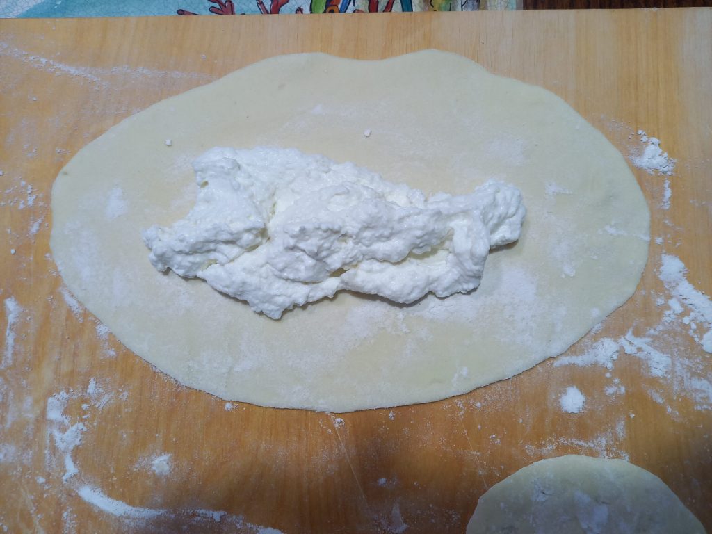 Roos van Brioche en Ricotta