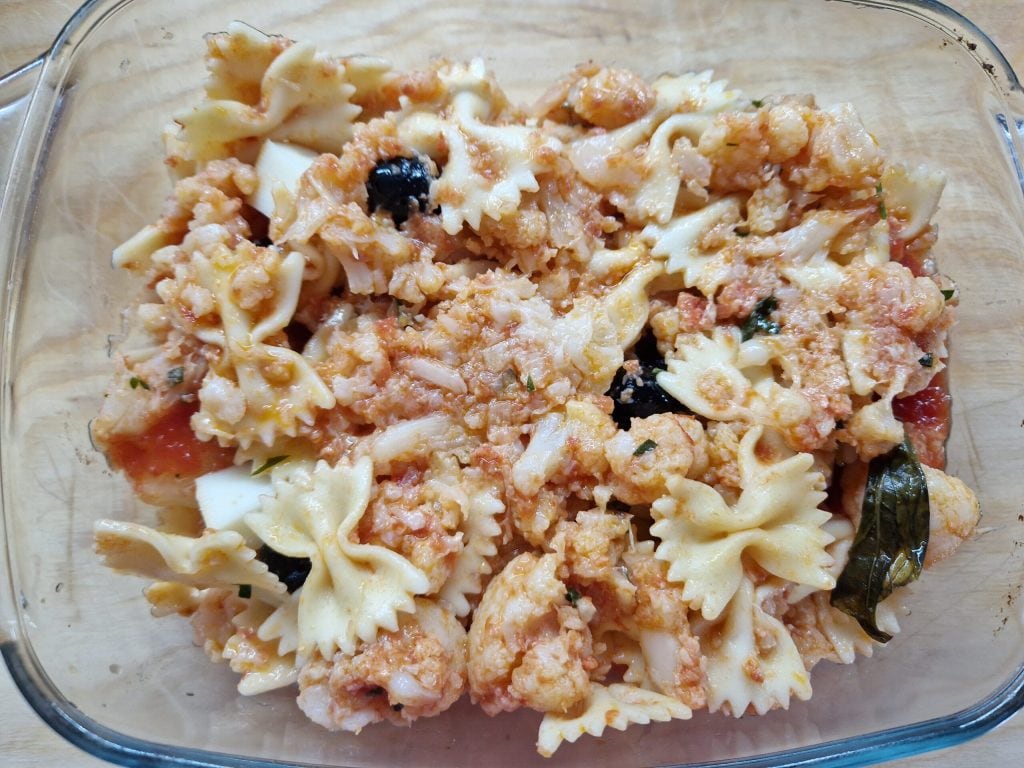 De ovenschotel met bloemkool