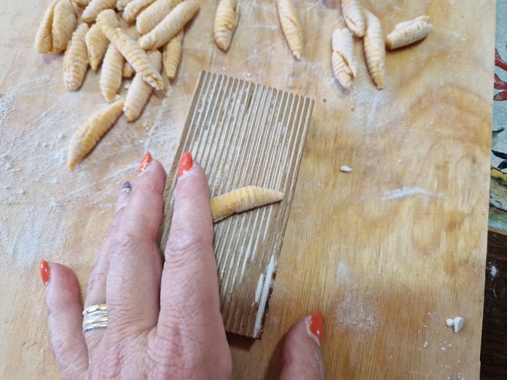 Pompoen cavatelli zonder eieren