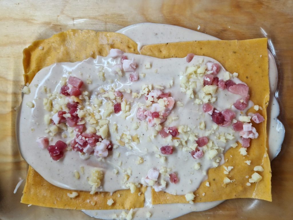 Pompoenlasagne zonder ei