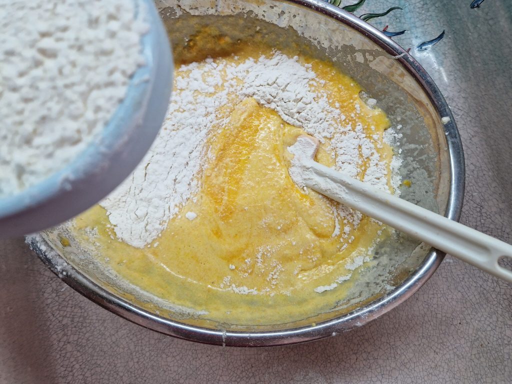 Tulband met pompoen en chocoladestukjes