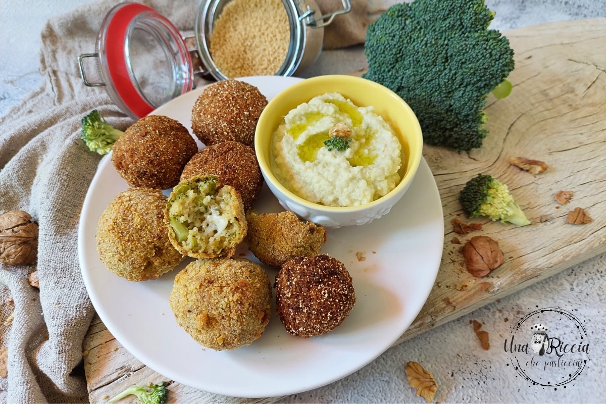 Kroketten van couscous en broccoli