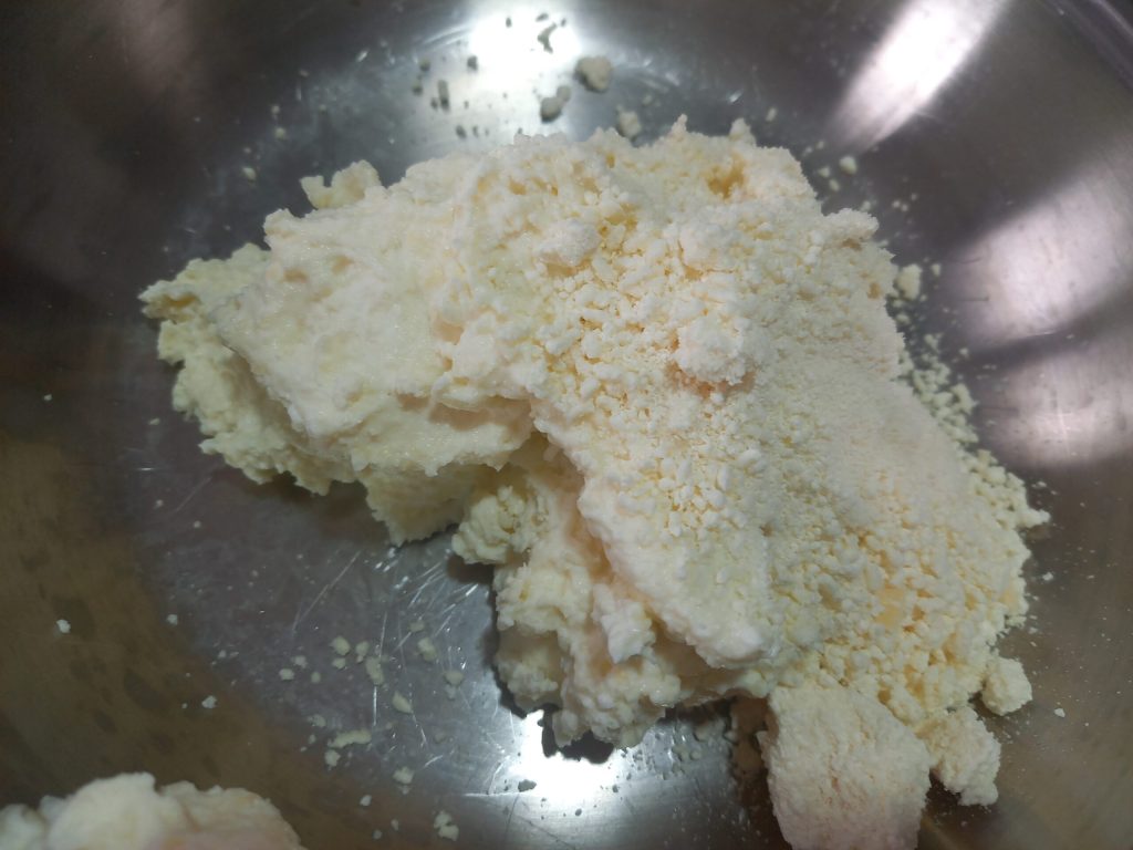 ricotta en kaasmengsel
