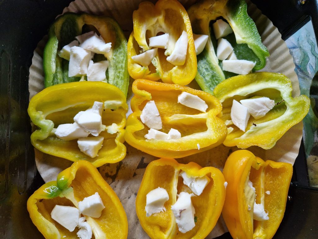 Grote gevulde paprika's