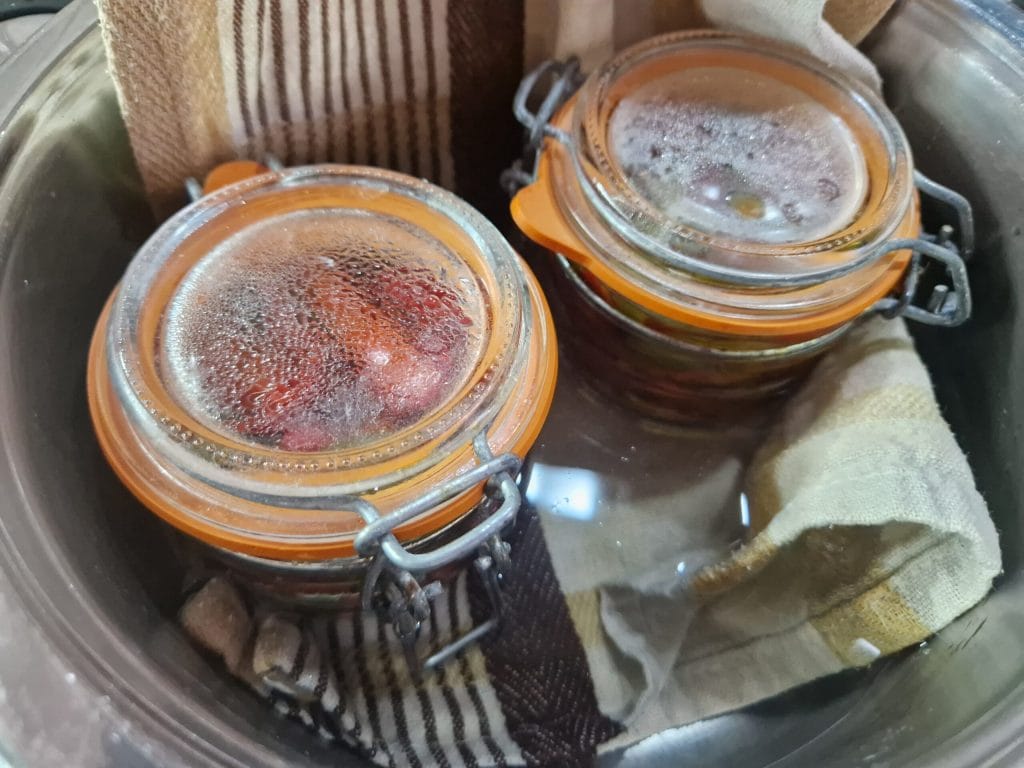 Paprika in zoetzuur in pot