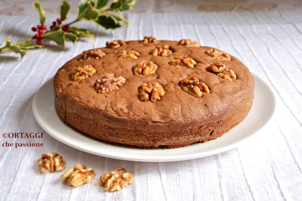 Zachte walnoot en chocolade taart – van oma