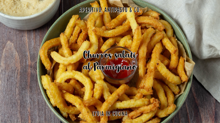 Hartige churros met Parmezaanse kaas