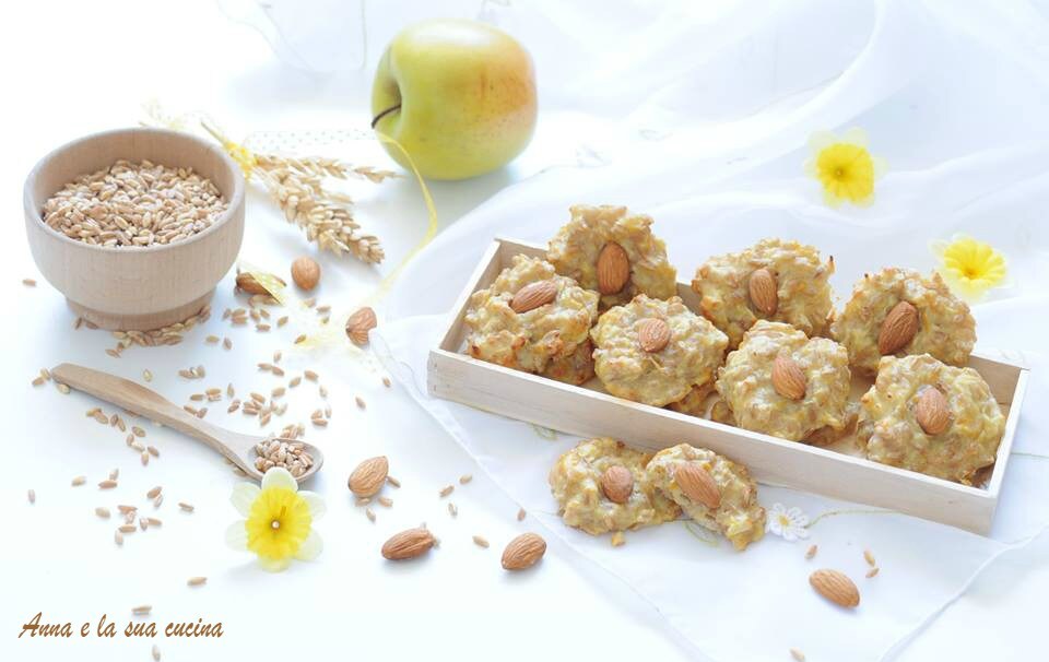 Zachte dieetkoekjes met gekookte spelt