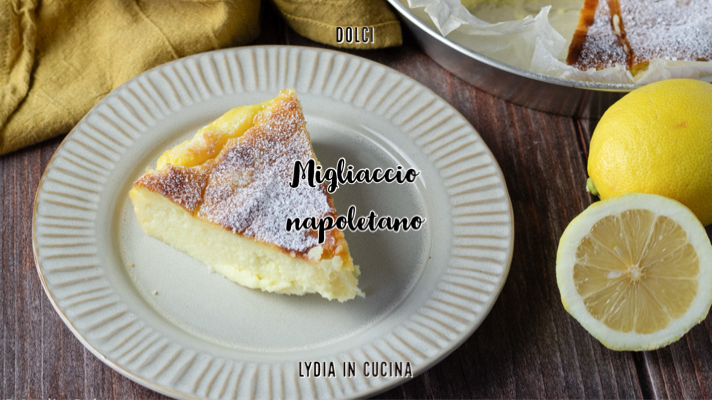 Napolitaanse migliaccio met citroen