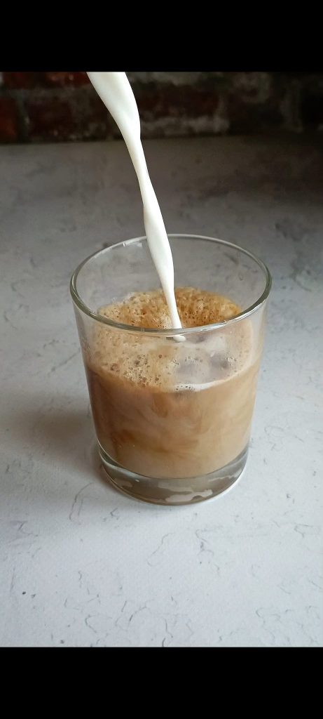 Voeg melk toe