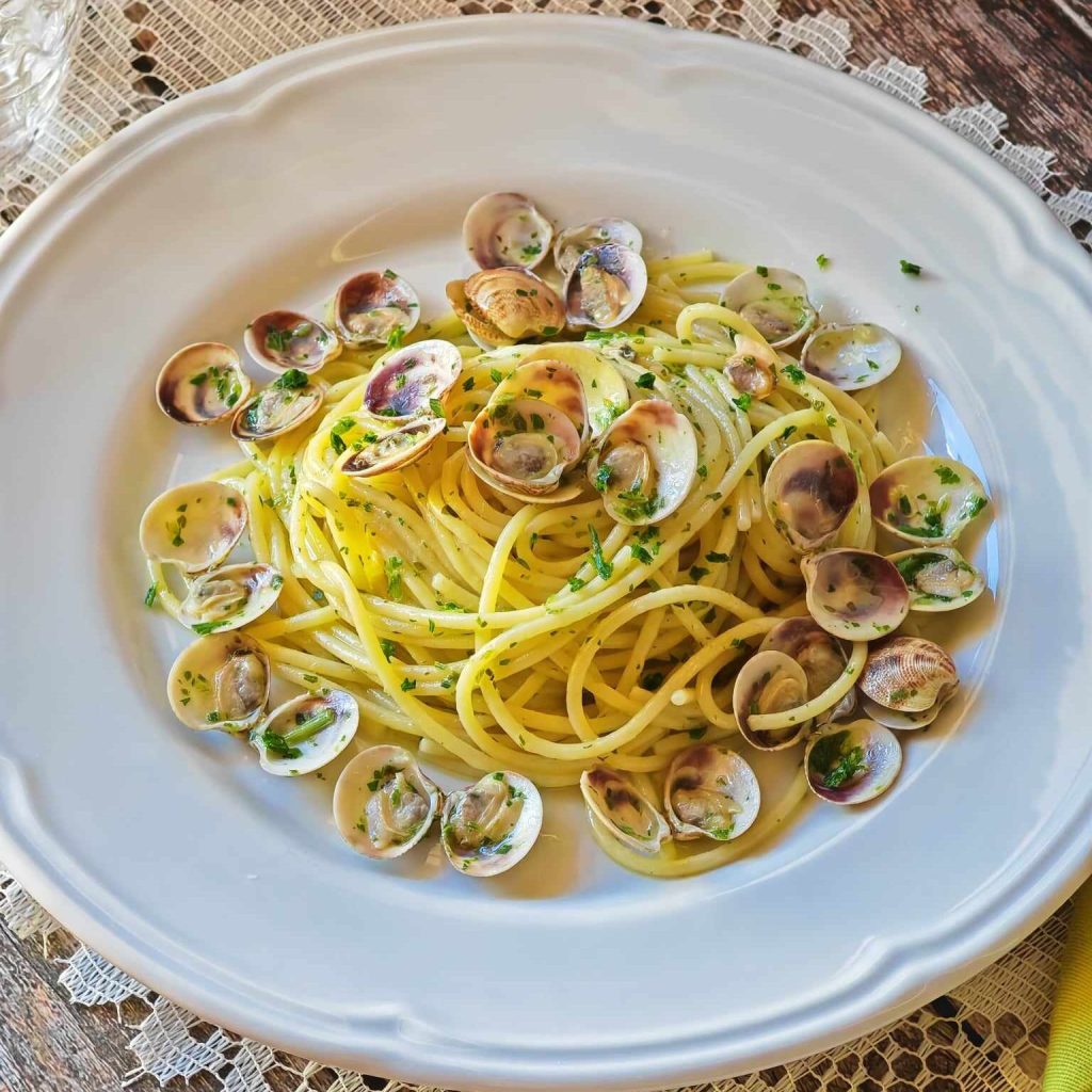 Spaghetti met lupinen