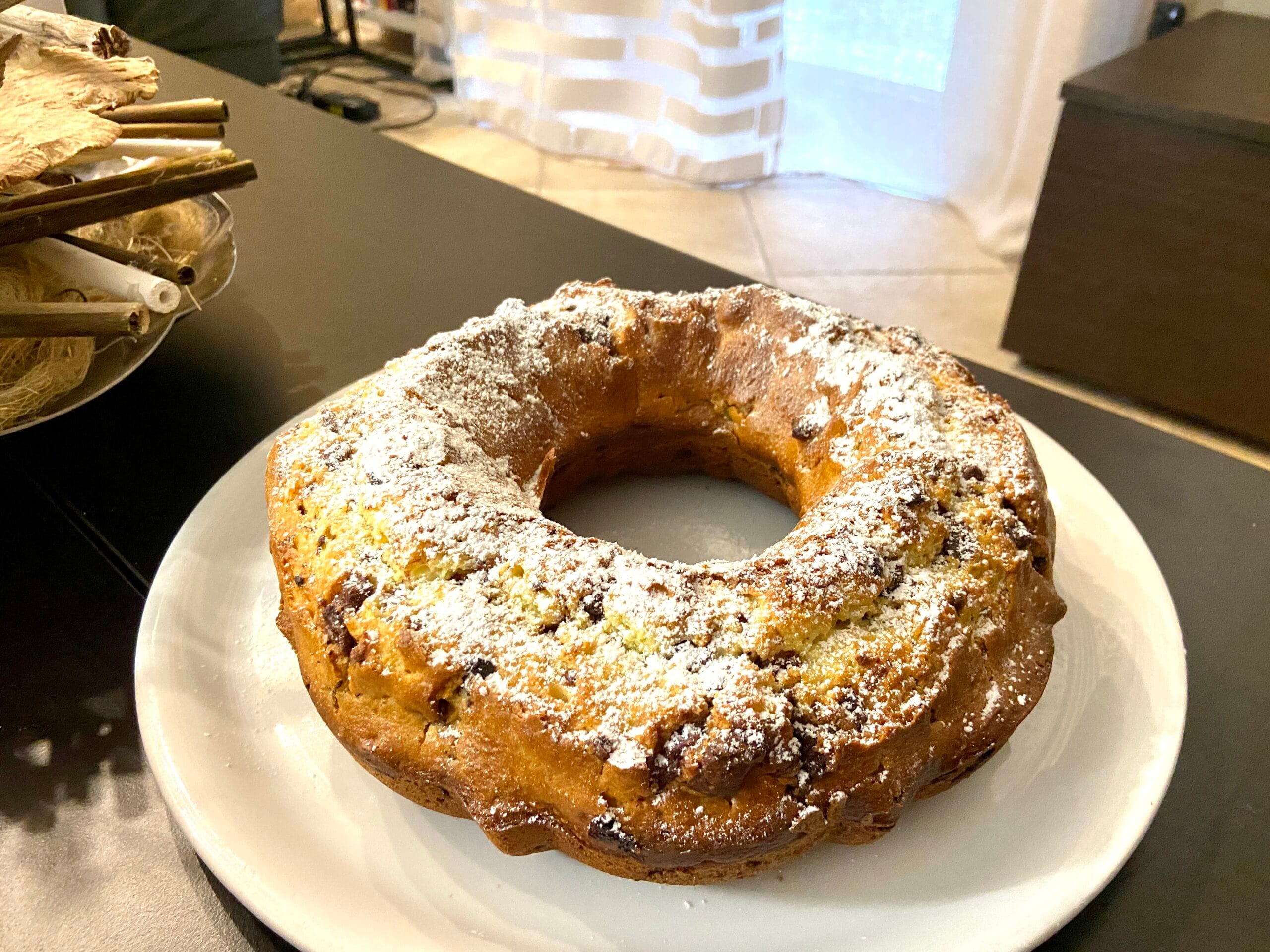 Ricotta en chocolade tulband