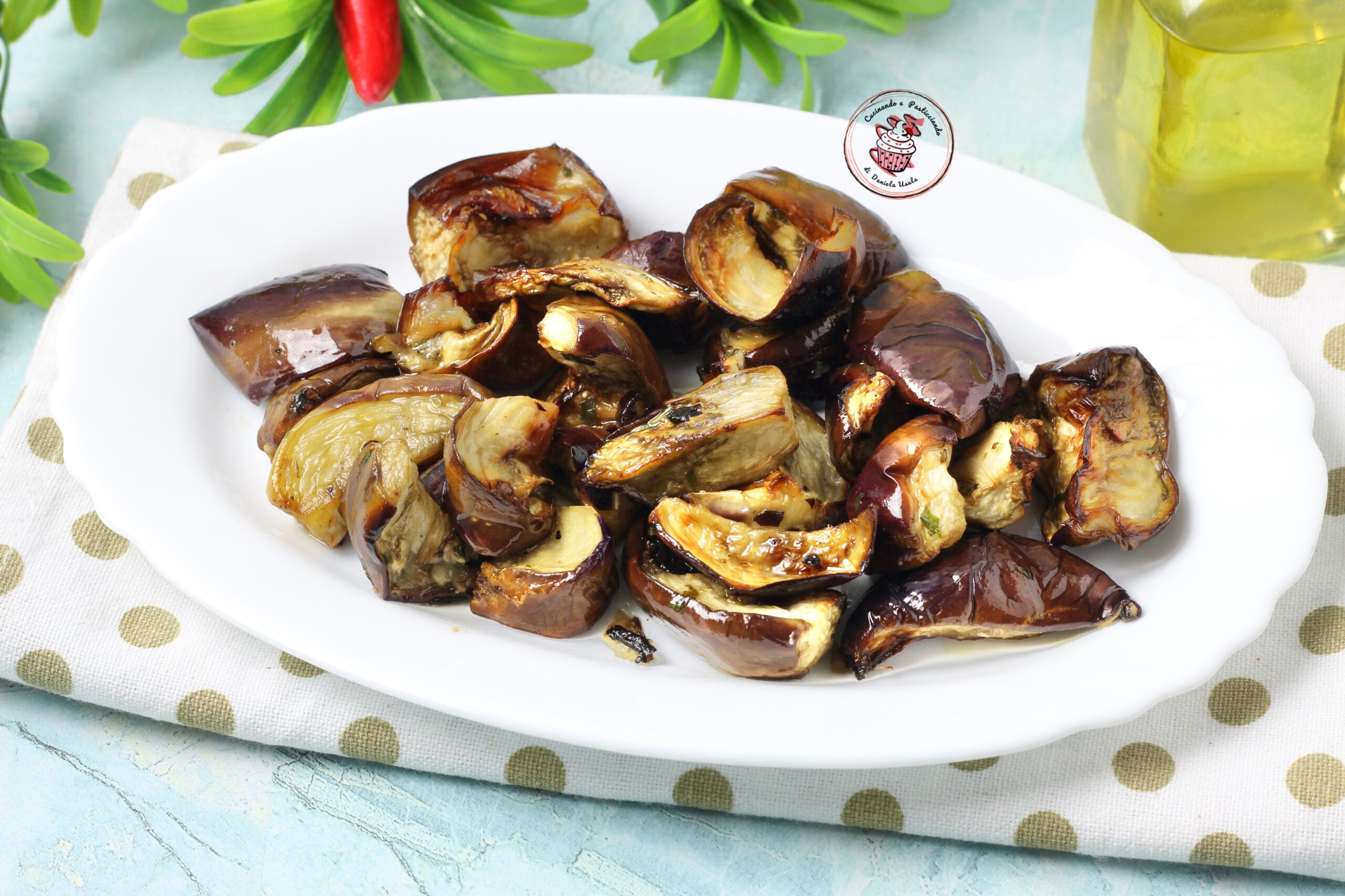 Heerlijke aubergines gekookt in de airfryer