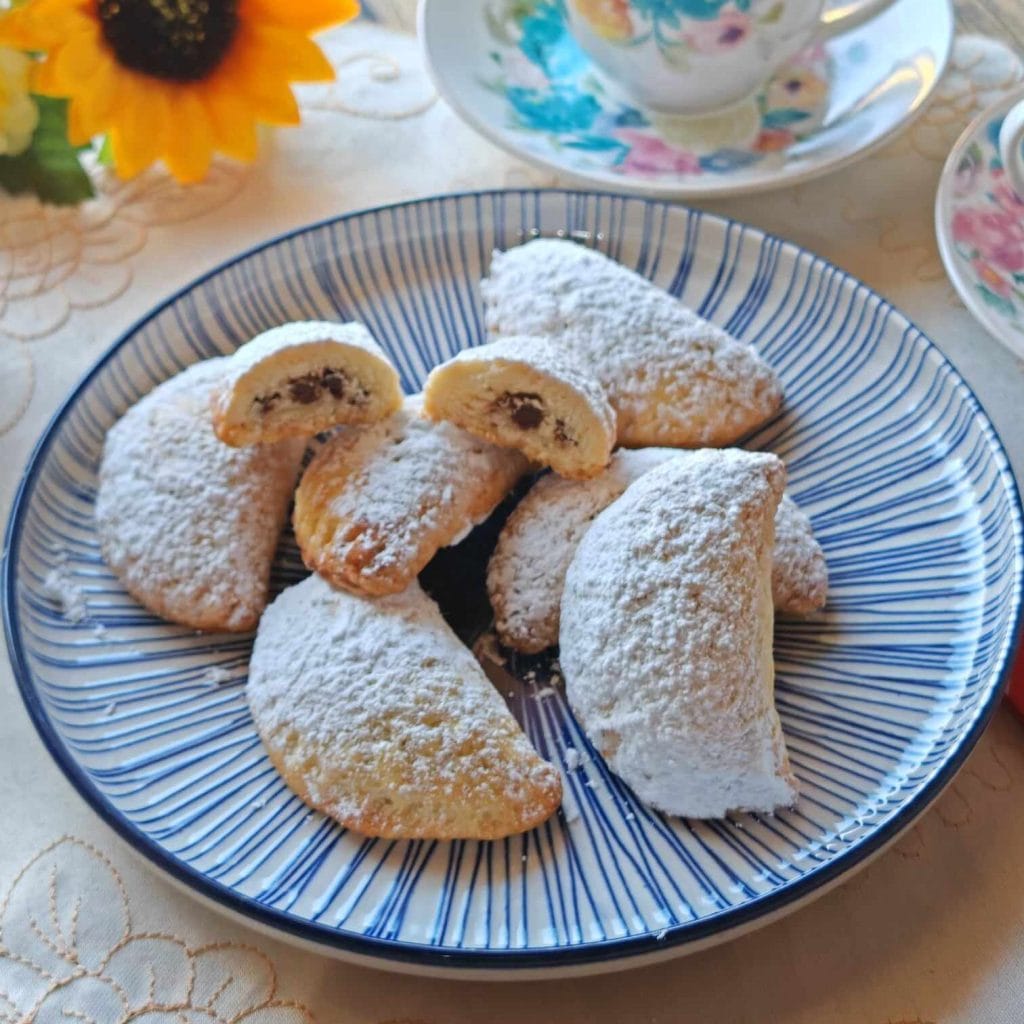 Ricotta en chocolade druppel koekjes