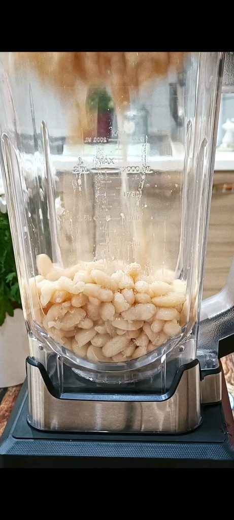 Bonen in de blender
