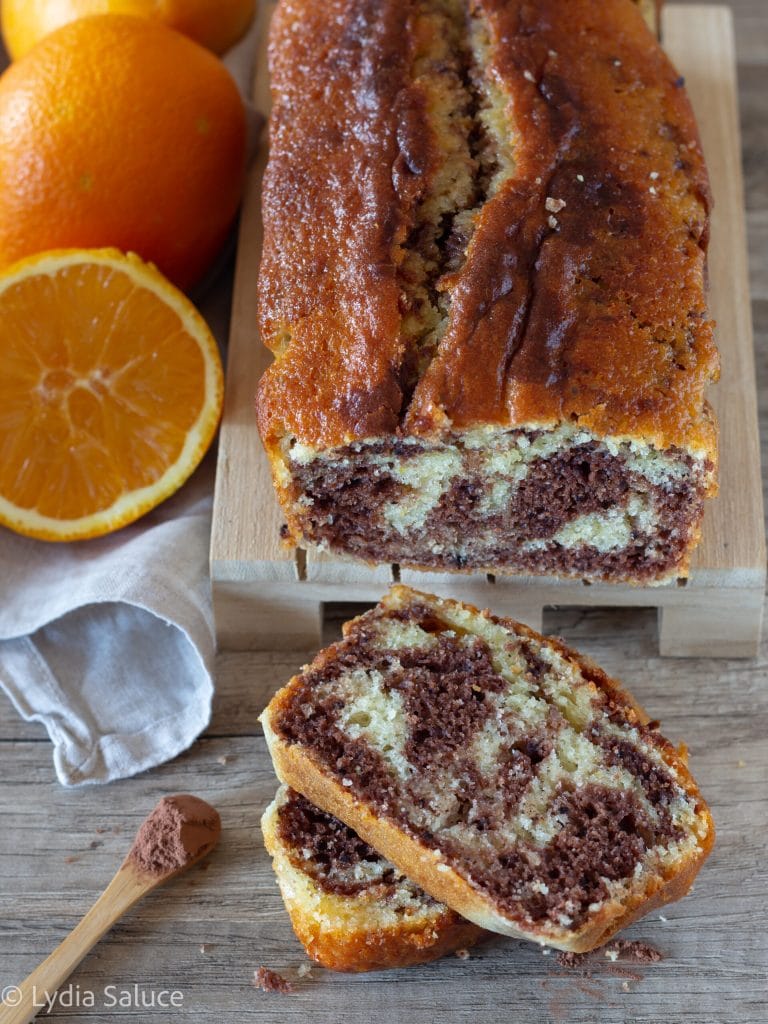 gemarmerde cake met yoghurt