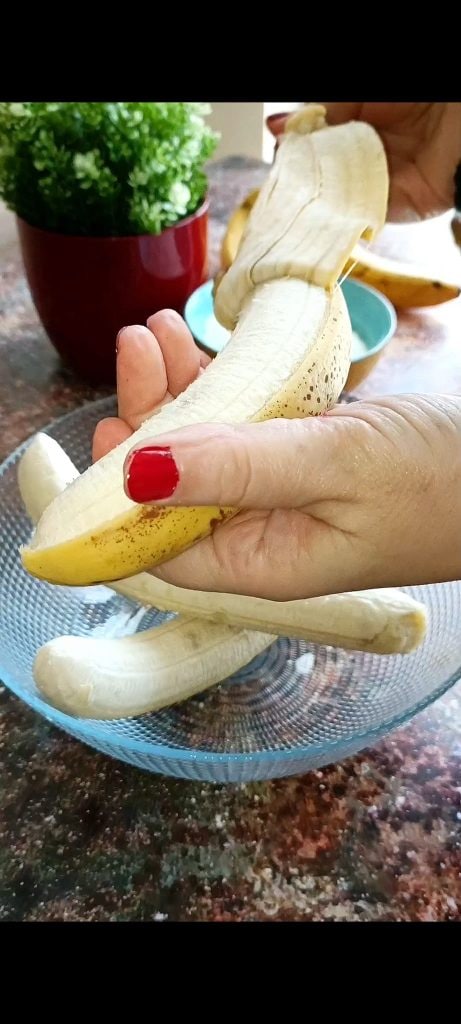 Schil de bananen