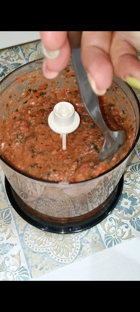 Tomatenpesto klaar