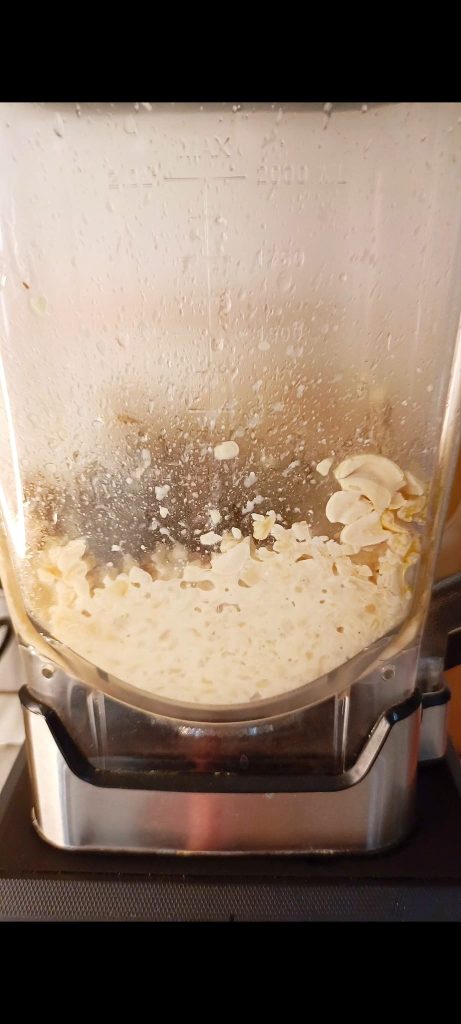 We mixen de cashewnoten