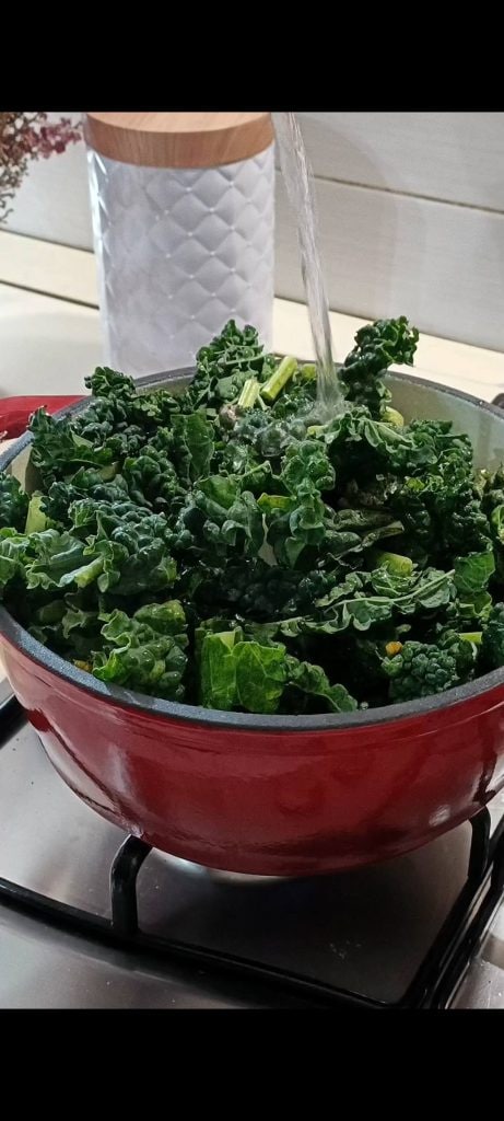 Voeg de cavolo nero toe