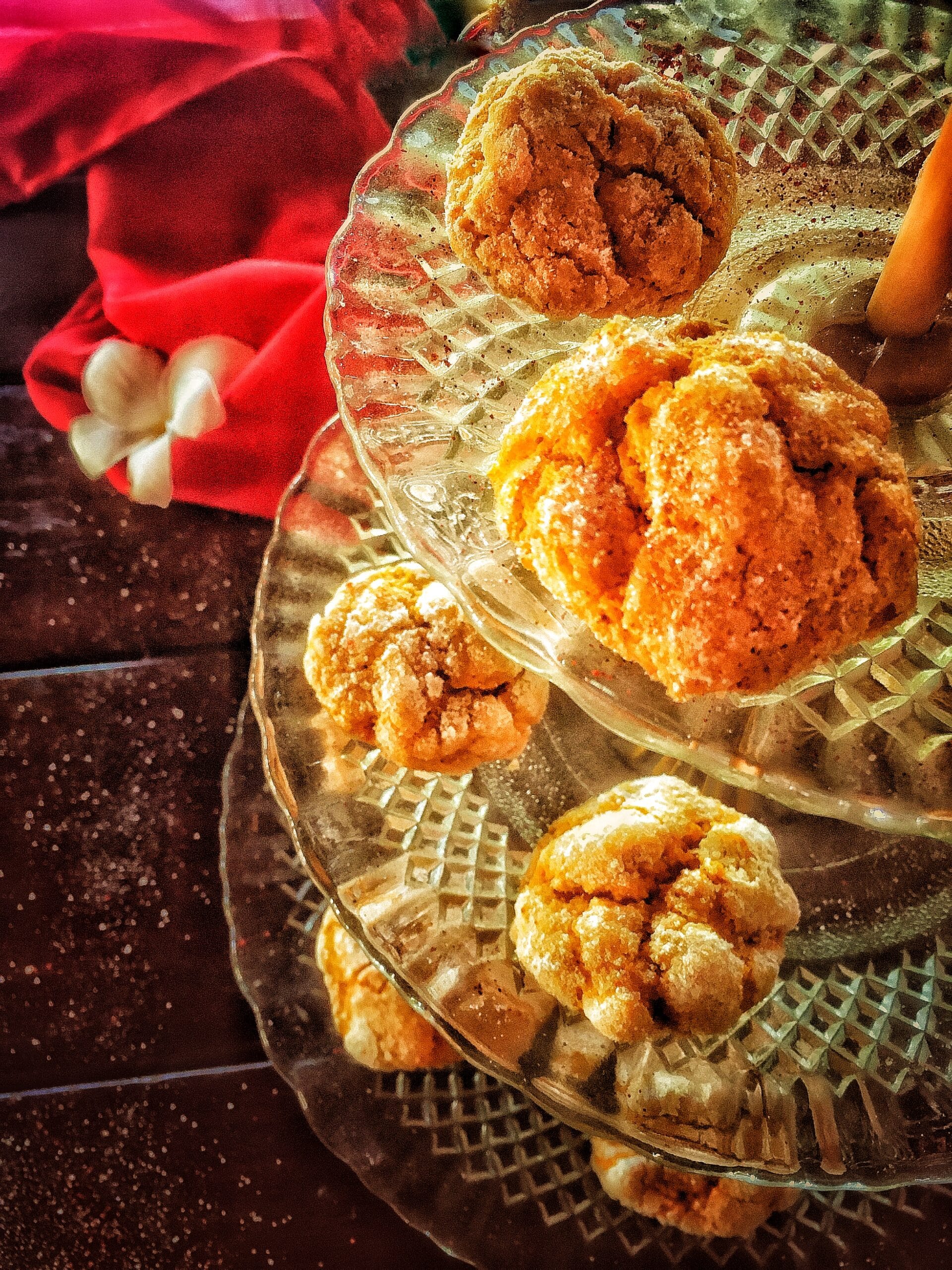 Red velvet crinkles (Verenigde Staten)