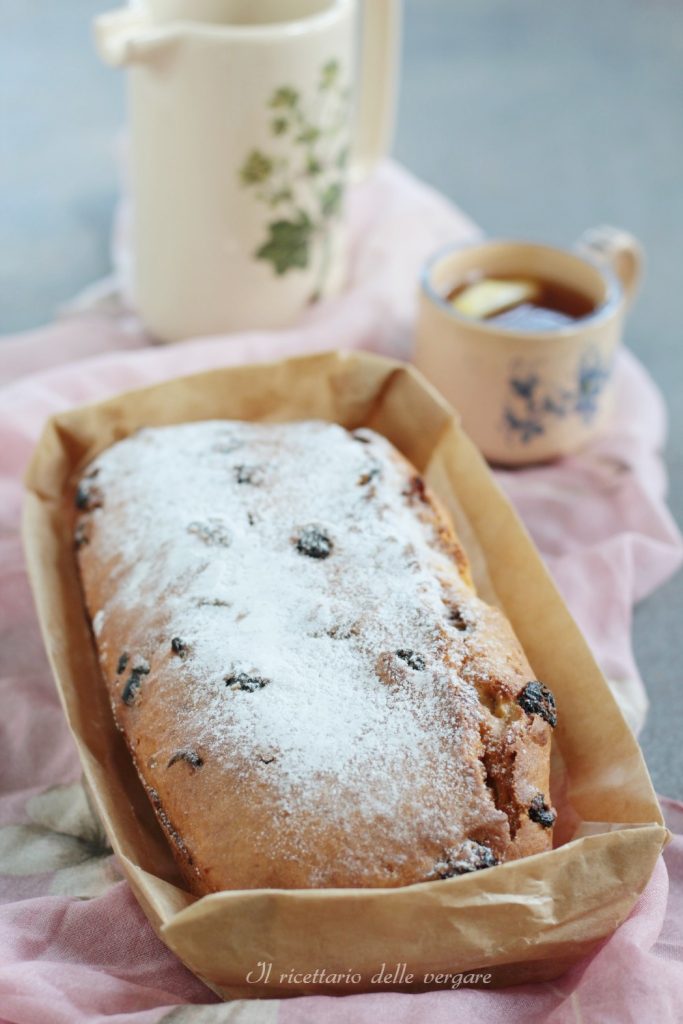 Plumcake ricotta en rozijnen
